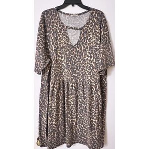 Cheetah Print Dress